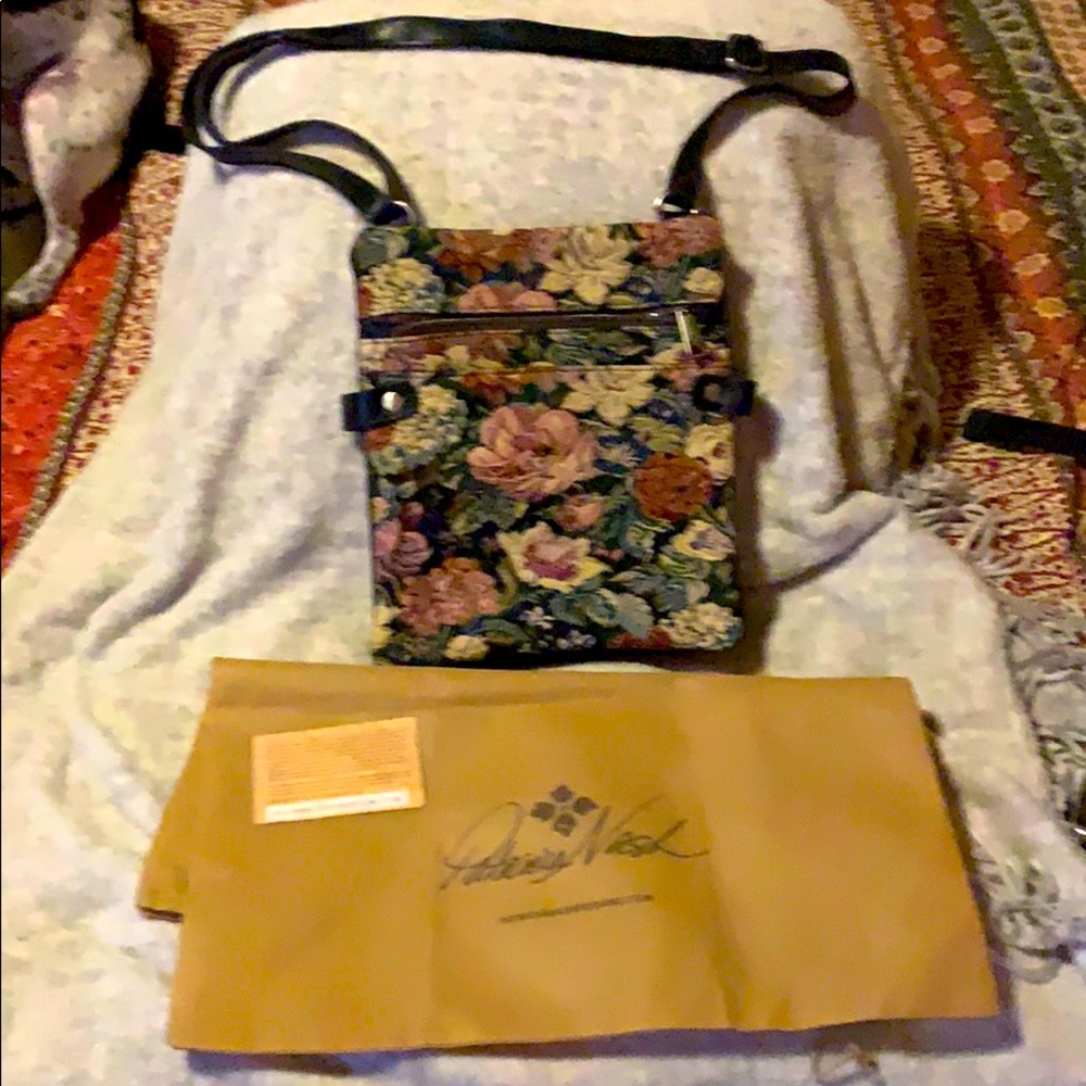 Patricia Nash north south leather bag
